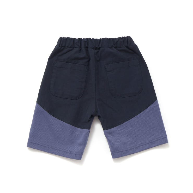 斜めカットソー布帛切り替え5分丈パンツ(95~160cm) | BeBe Petits Pois Vert | 詳細画像10 