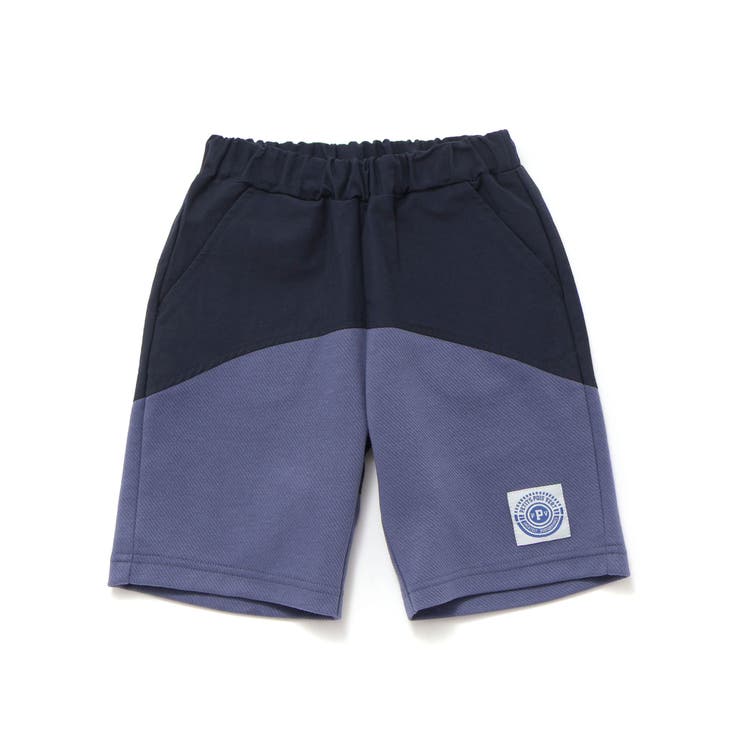 斜めカットソー布帛切り替え5分丈パンツ(95~160cm) | BeBe Petits Pois Vert | 詳細画像9 
