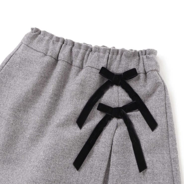 ラップスカート風リボンキュロットパンツ(100~150cm) | BeBe Petits Pois Vert | 詳細画像13