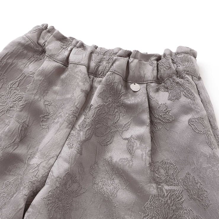 【お揃い】花柄ジャガードキュロットパンツ(100~150cm) | BeBe Petits Pois Vert | 詳細画像11 