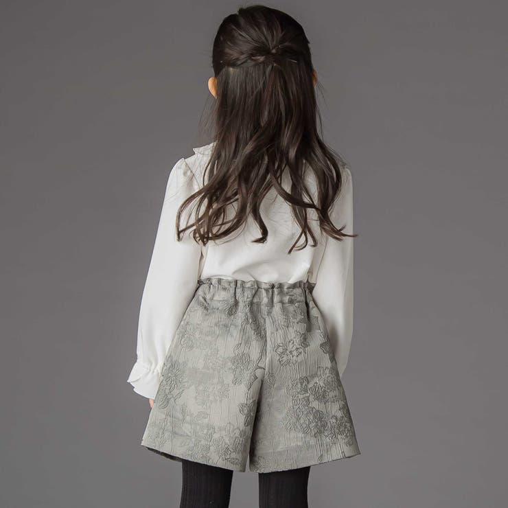 【お揃い】花柄ジャガードキュロットパンツ(100~150cm) | BeBe Petits Pois Vert | 詳細画像6 