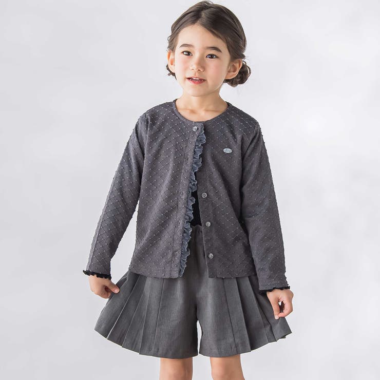 サイドタックキュロットパンツ(100~150cm) | BeBe Petits Pois Vert | 詳細画像5 