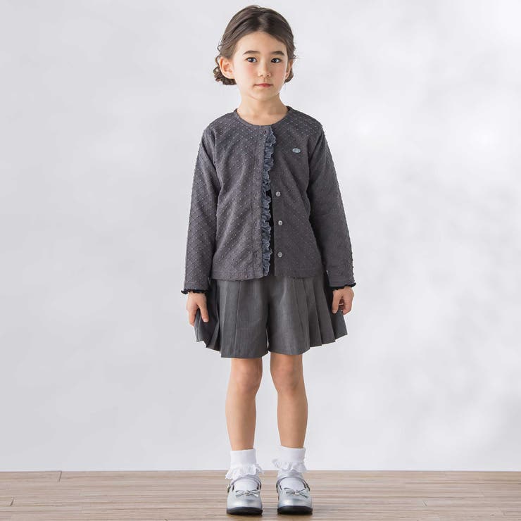 サイドタックキュロットパンツ(100~150cm) | BeBe Petits Pois Vert | 詳細画像6 