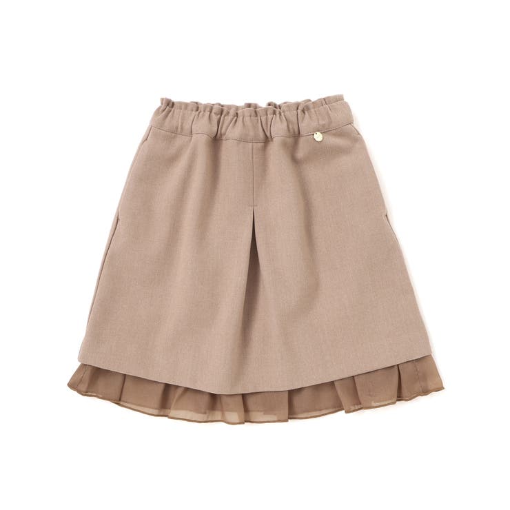 センタープリーツラメオーガンジー切り替えスカート(100~160cm) | BeBe Petits Pois Vert | 詳細画像5 