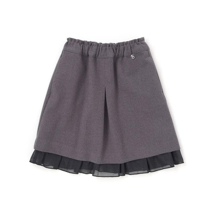 センタープリーツラメオーガンジー切り替えスカート(100~160cm) | BeBe Petits Pois Vert | 詳細画像7 