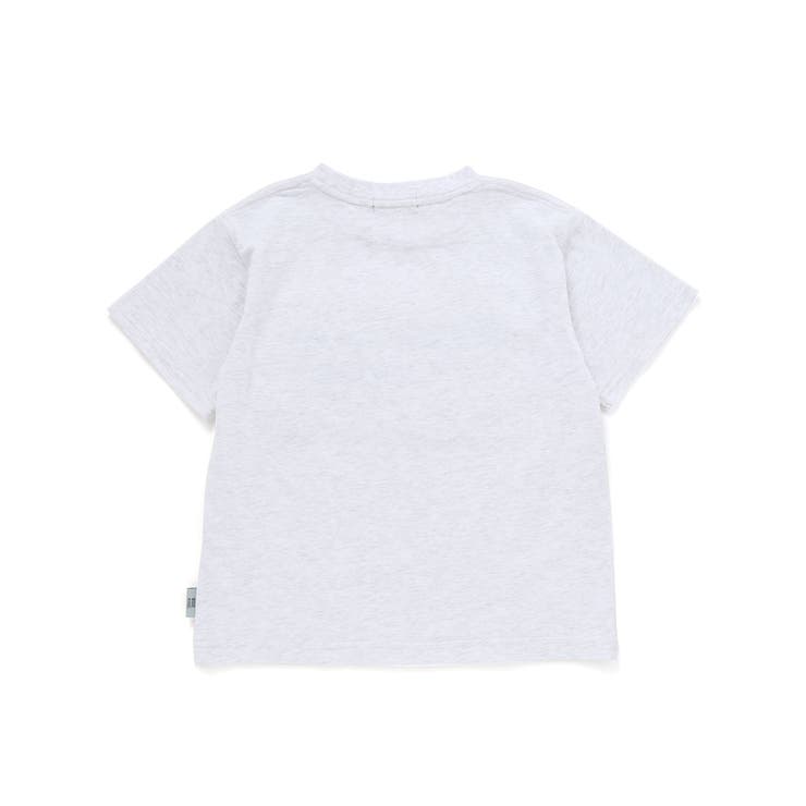 サガラ刺しゅうロゴ天竺Tシャツ(95~150cm) | BeBe Petits Pois Vert | 詳細画像10 