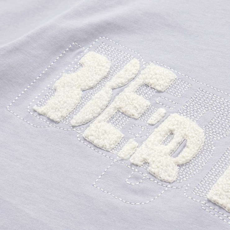 ステッチ＆サガラ刺しゅうロゴ半袖Tシャツ(95~150cm) | BeBe Petits Pois Vert | 詳細画像14 