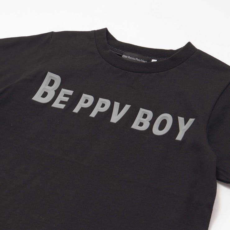 配色ステッチ立体ロゴプリント半袖Tシャツ(95~160cm) | BeBe Petits Pois Vert | 詳細画像14 