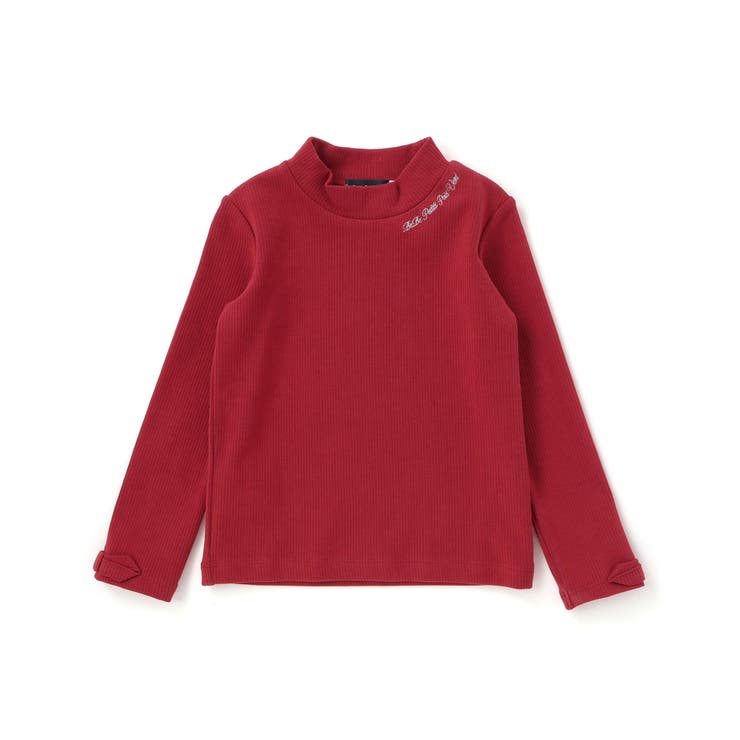 【お揃い】袖リボンリブトップス(95~160cm) | BeBe Petits Pois Vert | 詳細画像13 