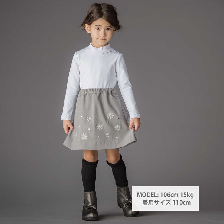 【お揃い】袖リボンリブトップス(95~160cm) | BeBe Petits Pois Vert | 詳細画像2 