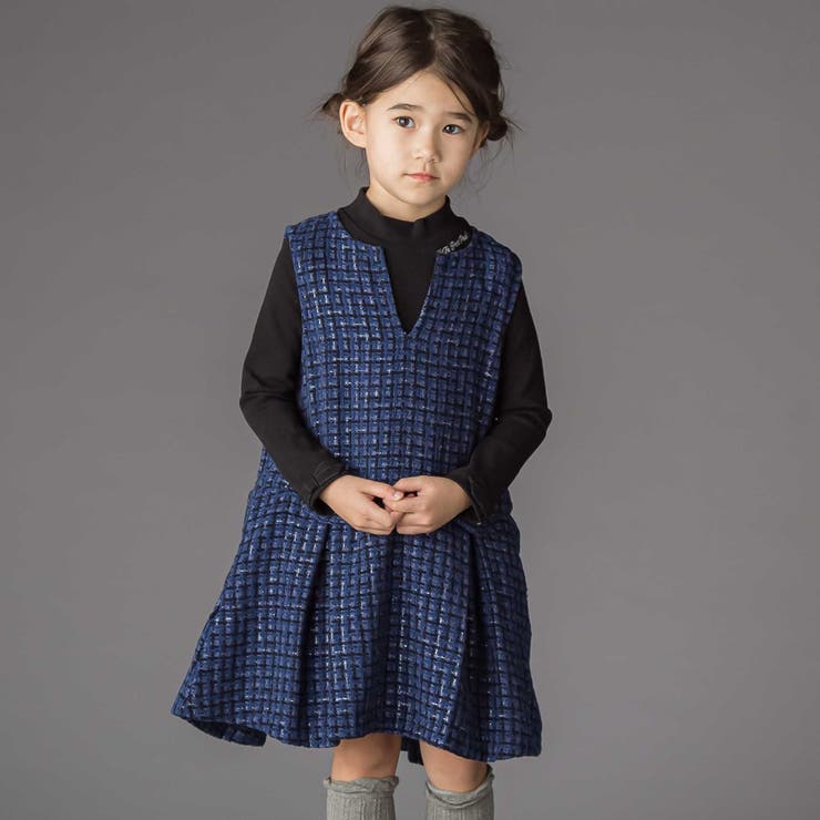 【お揃い】袖リボンリブトップス(95~160cm) | BeBe Petits Pois Vert | 詳細画像6 