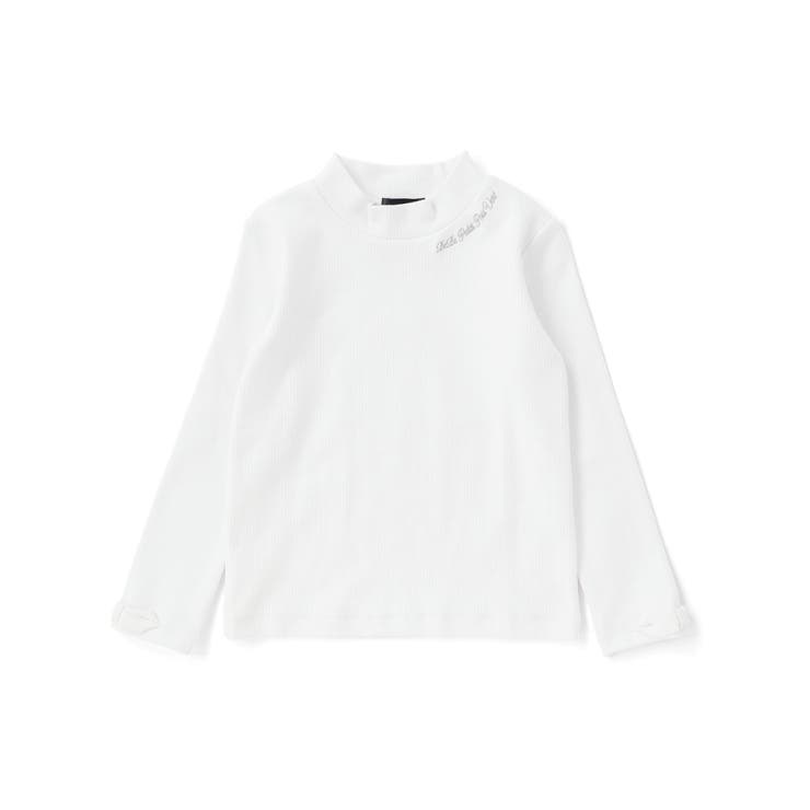 【お揃い】袖リボンリブトップス(95~160cm) | BeBe Petits Pois Vert | 詳細画像7 