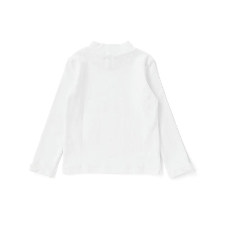 【お揃い】袖リボンリブトップス(95~160cm) | BeBe Petits Pois Vert | 詳細画像8 