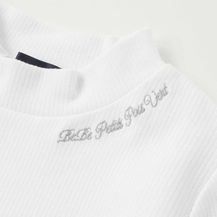 【お揃い】袖リボンリブトップス(95~160cm) | BeBe Petits Pois Vert | 詳細画像9 