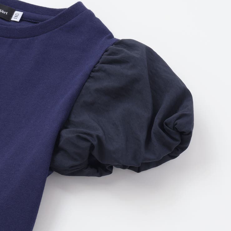 お花パッチワーク半袖Tシャツ(95~160cm) | BeBe Petits Pois Vert | 詳細画像15 