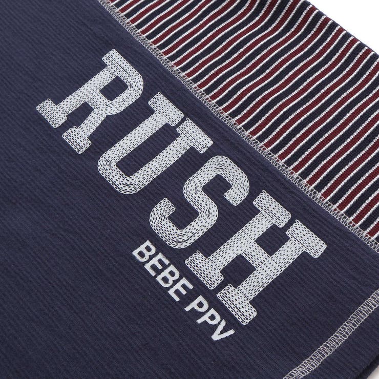 異素材切り替え半袖Tシャツ(95~160cm) | BeBe Petits Pois Vert | 詳細画像13 