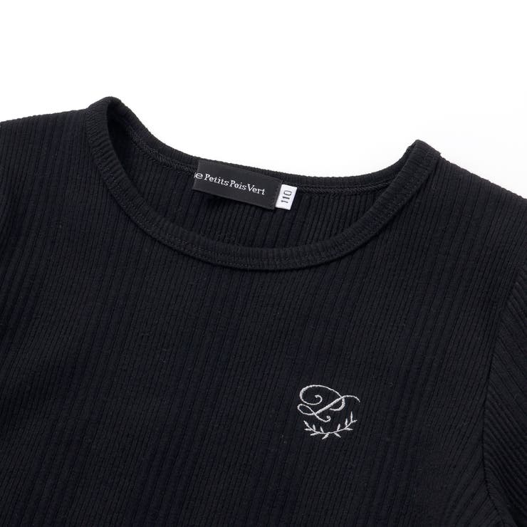 シンプルリブTシャツ(95~150cm) | BeBe Petits Pois Vert | 詳細画像8 