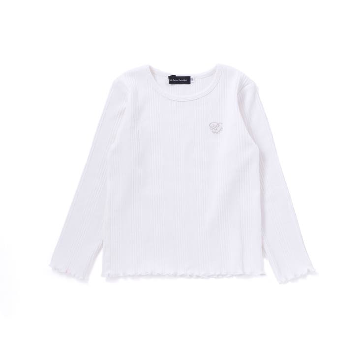 ホワイト | シンプルリブTシャツ(95~150cm) | BeBe Petits Pois Vert