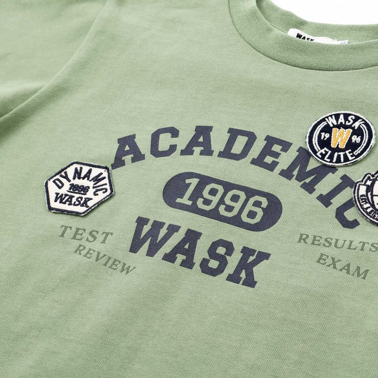 ワッペンTシャツ＋ロゴ柄ロンT セット(100~160cm) | WASK | 詳細画像10 