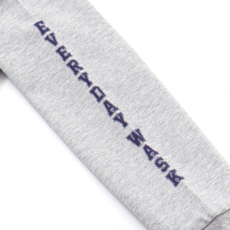 バイカラーミニ裏毛Tシャツ＋天竺ロゴプリントロンT セット(100~160cm) | WASK | 詳細画像16 