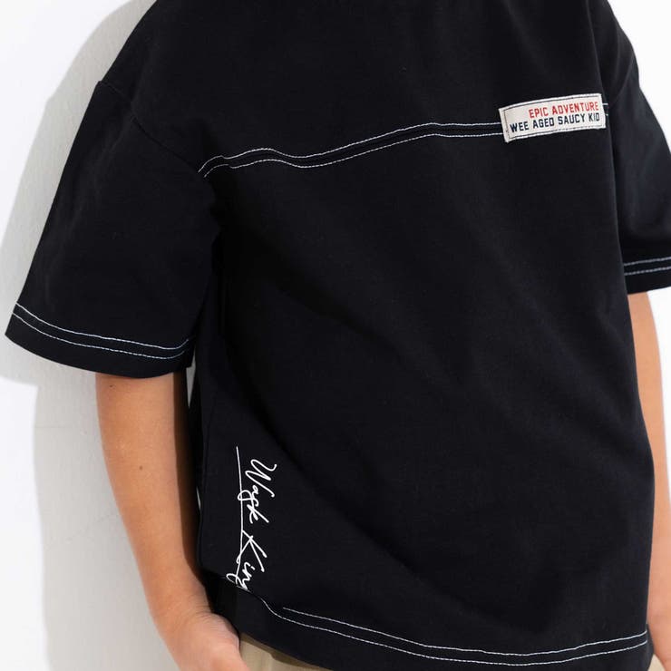ロゴTシャツ＆ボーダータンクトップセット(110~160cm) | WASK | 詳細画像3 