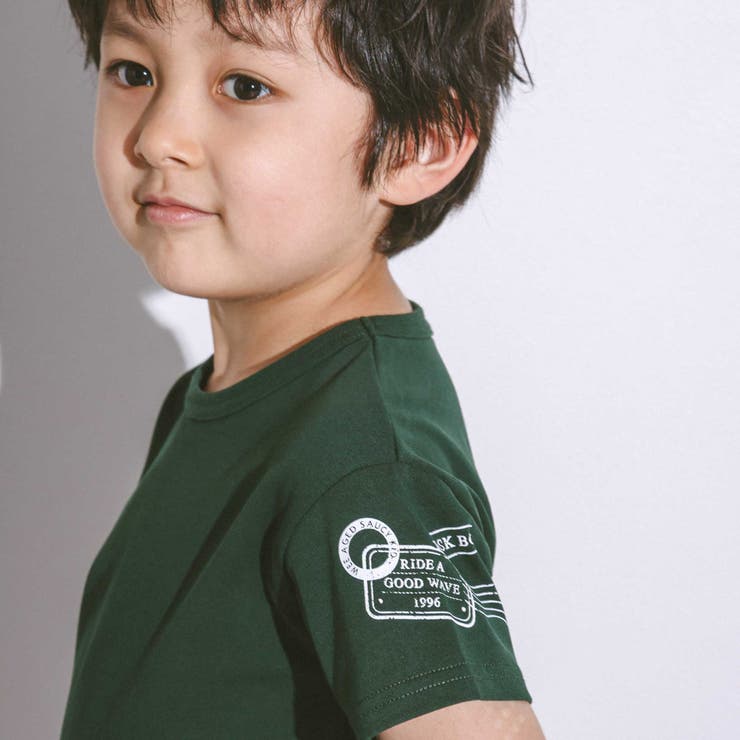 ドロストメッシュトップス＆Tシャツセット(110~160cm) | WASK | 詳細画像6 