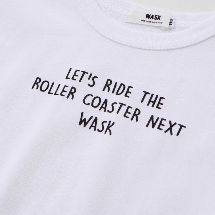 カラフル袖シャツ＆ロゴプリント半袖Tシャツ(100~160cm) | WASK | 詳細画像15 