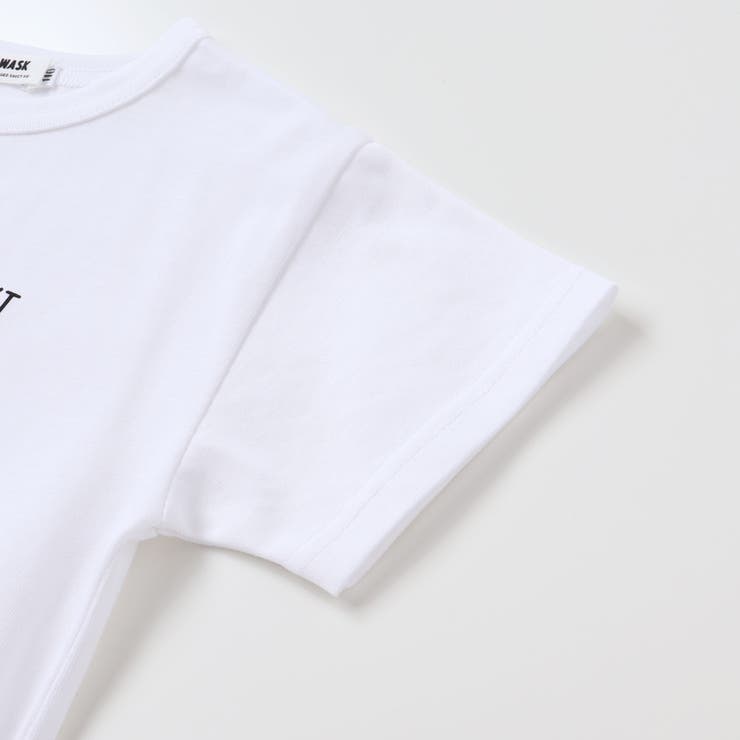 カラフル袖シャツ＆ロゴプリント半袖Tシャツ(100~160cm) | WASK | 詳細画像16 