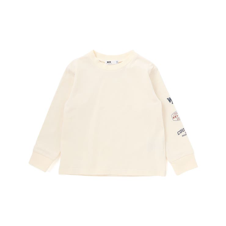 アシンメトリー重ね着風BIGミニ裏毛＆ロングTシャツセット(110~160cm) | WASK | 詳細画像10 