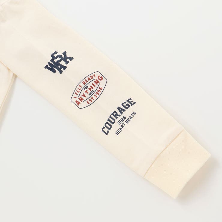 アシンメトリー重ね着風BIGミニ裏毛＆ロングTシャツセット(110~160cm) | WASK | 詳細画像12 