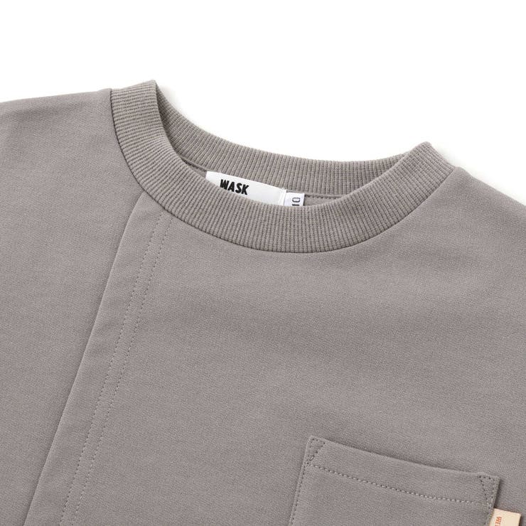 アシンメトリー重ね着風BIGミニ裏毛＆ロングTシャツセット(110~160cm) | WASK | 詳細画像22 