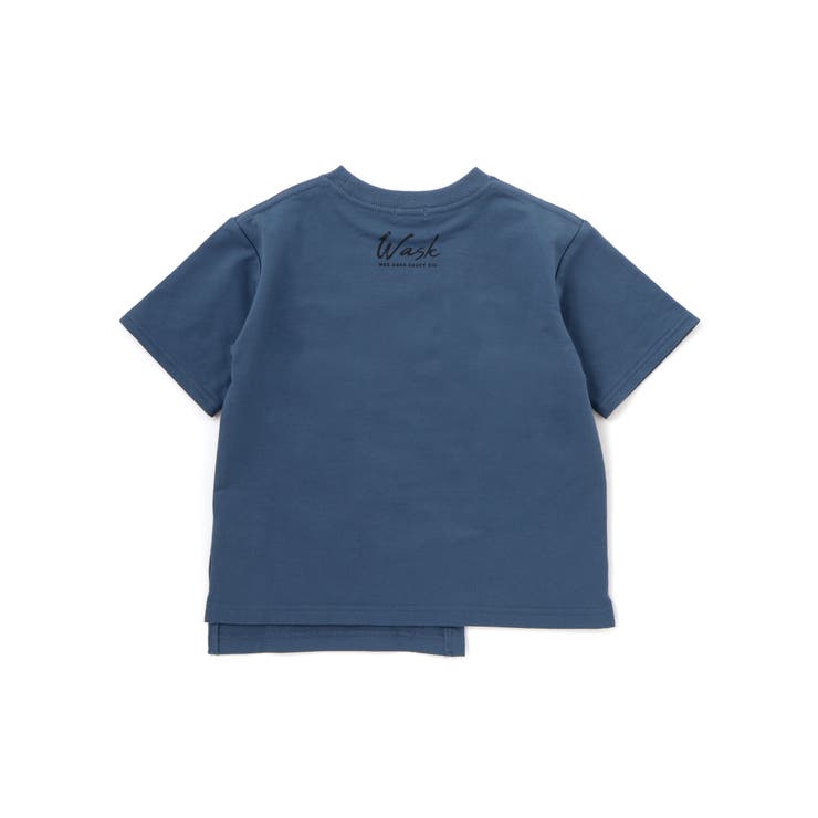 アシンメトリー重ね着風BIGミニ裏毛＆ロングTシャツセット(110~160cm) | WASK | 詳細画像9 