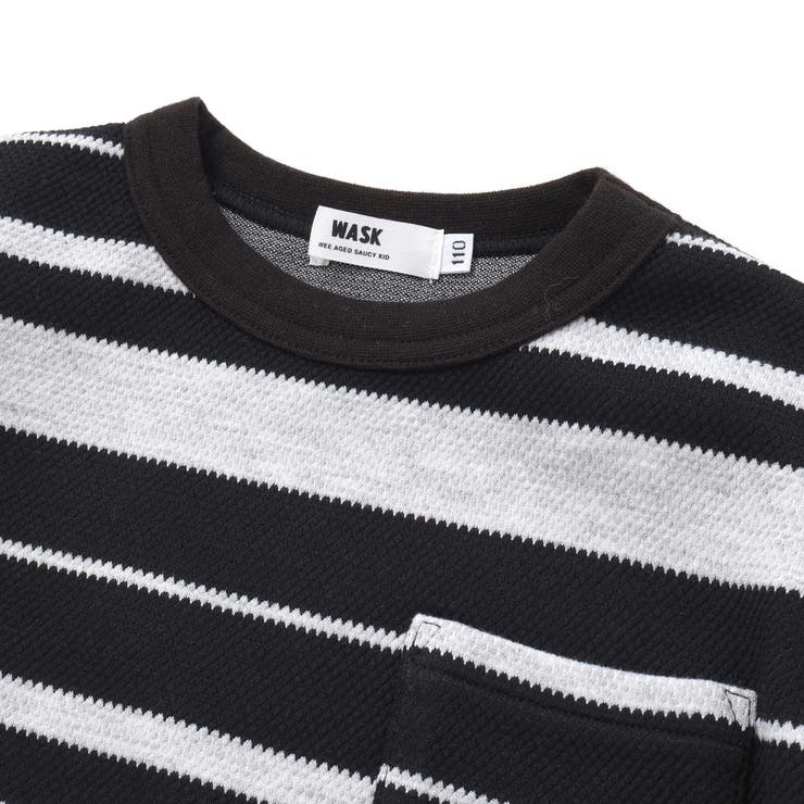 ヘンリーネックBIGTシャツ＆ボーダーロングTシャツセット(110~160cm) | WASK | 詳細画像15 