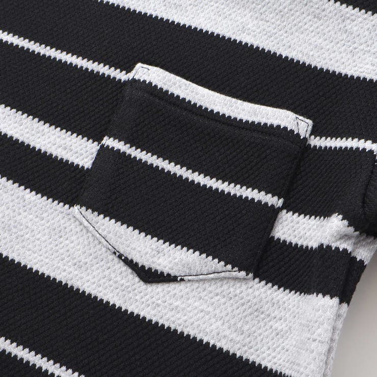 ヘンリーネックBIGTシャツ＆ボーダーロングTシャツセット(110~160cm) | WASK | 詳細画像16 