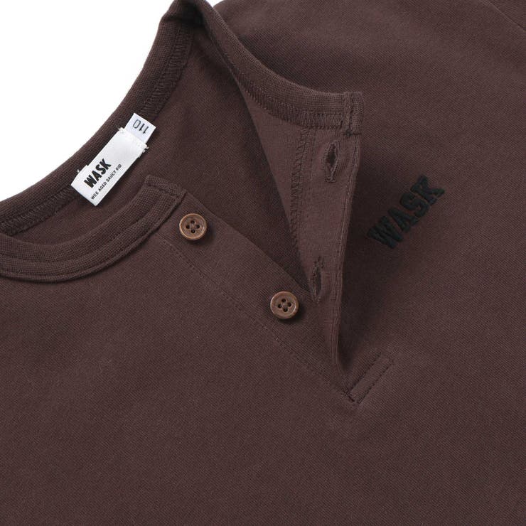 ヘンリーネックBIGTシャツ＆ボーダーロングTシャツセット(110~160cm) | WASK | 詳細画像21 