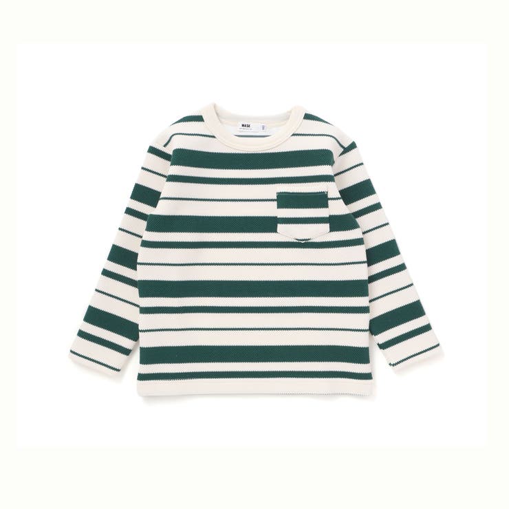 ヘンリーネックBIGTシャツ＆ボーダーロングTシャツセット(110~160cm) | WASK | 詳細画像8 