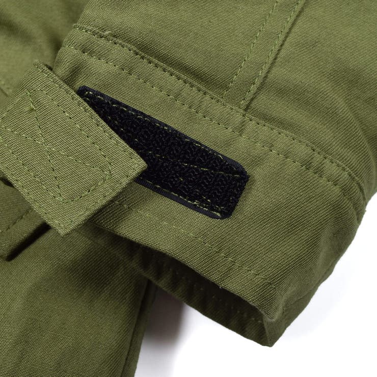 【 撥水 】 バック サテン 本格 モッズコート (100~160cm) | WASK | 詳細画像12 