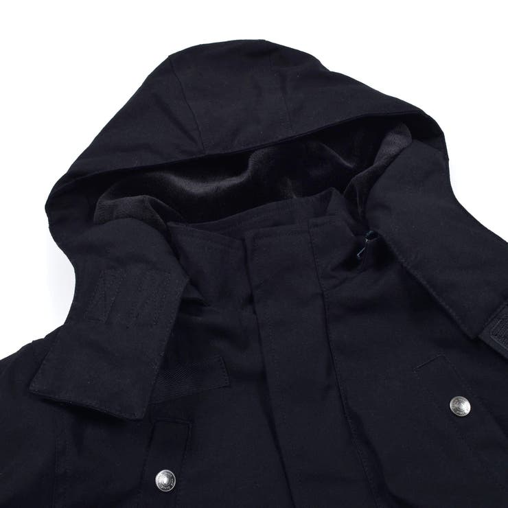 【 撥水 】 バック サテン 本格 モッズコート (100~160cm) | WASK | 詳細画像17 