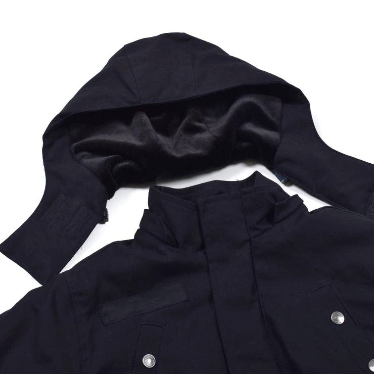 【 撥水 】 バック サテン 本格 モッズコート (100~160cm) | WASK | 詳細画像18 