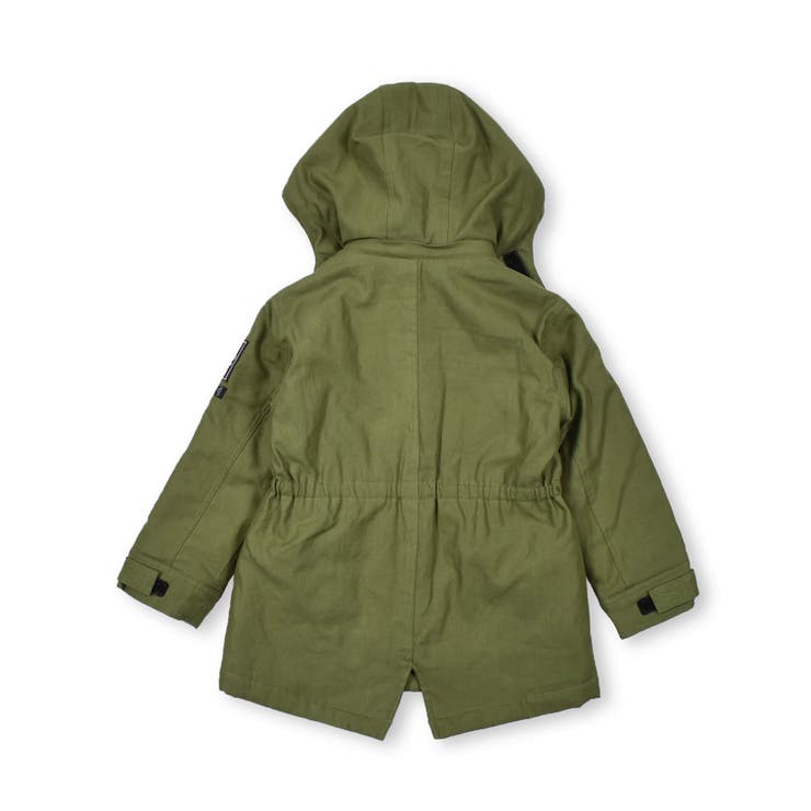 【 撥水 】 バック サテン 本格 モッズコート (100~160cm) | WASK | 詳細画像7 