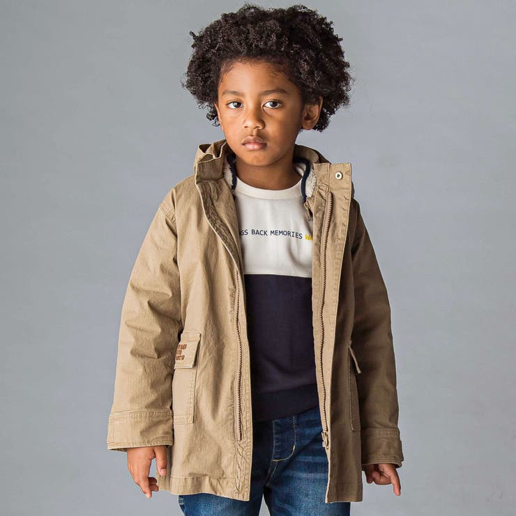 リップストップ＆ボア３WAYコート(110~160cm) | WASK | 詳細画像1 