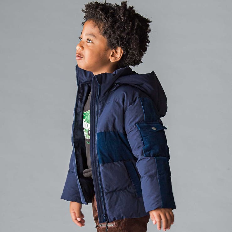 袖ライン中綿ジャケット(100~160cm) | WASK | 詳細画像1 