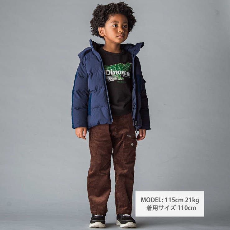 袖ライン中綿ジャケット(100~160cm) | WASK | 詳細画像4 