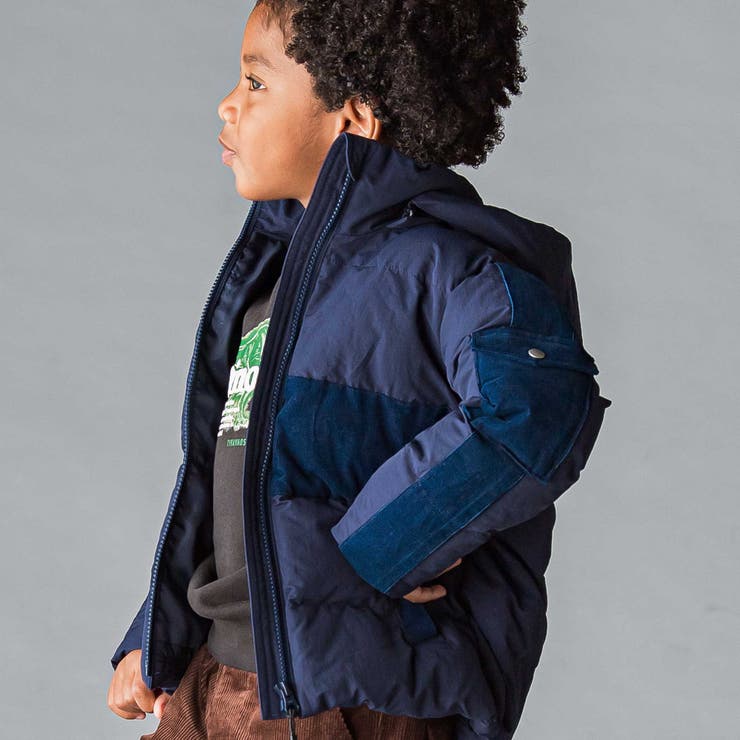 袖ライン中綿ジャケット(100~160cm) | WASK | 詳細画像6 