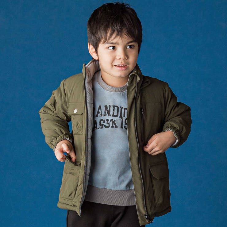 グリーン | リップストップ＆タイダイリバーシブルジャケット(110~160cm) | WASK