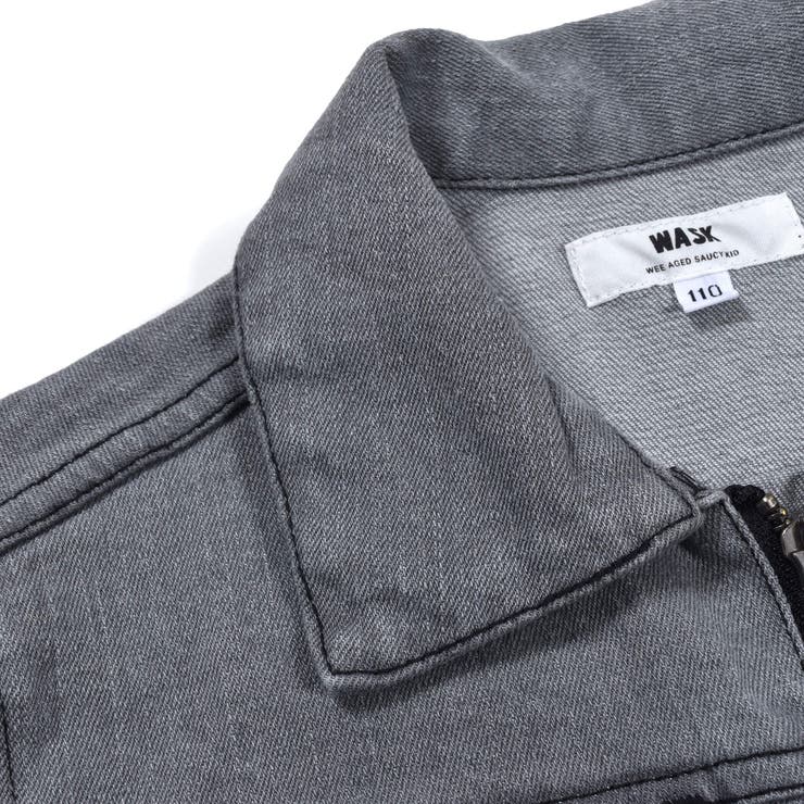 ジップアップ Gジャン ライトオンス デニム (100~160cm) | WASK | 詳細画像11 