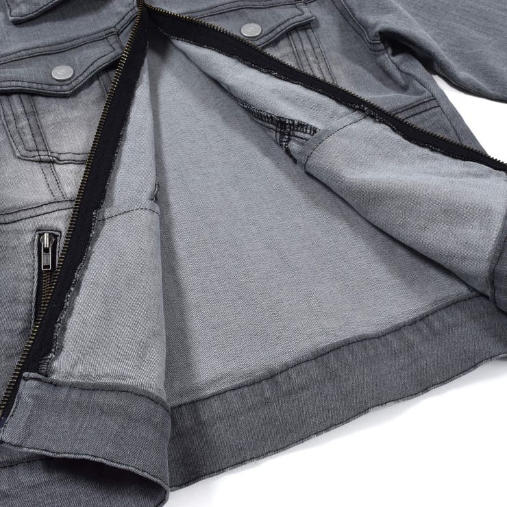 ジップアップ Gジャン ライトオンス デニム (100~160cm) | WASK | 詳細画像15 