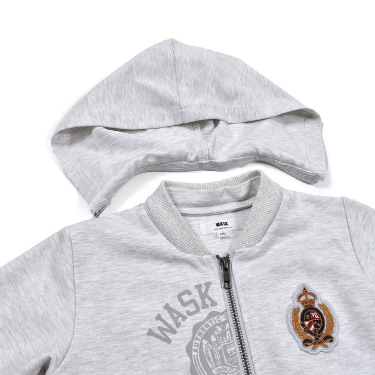 スクール ロゴ エンブレム ポンチ パーカー (100~160cm) | WASK | 詳細画像9 