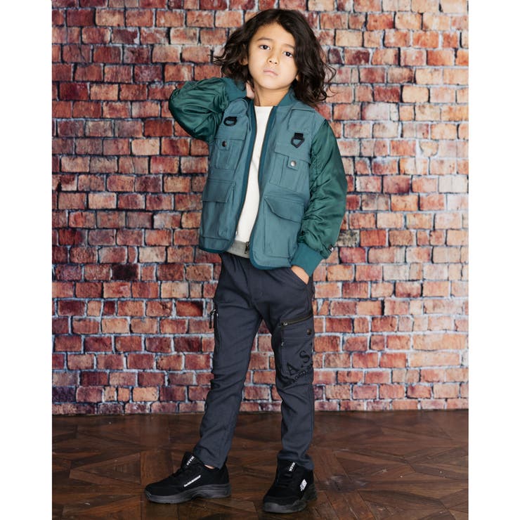 異素材 切り替え レイヤード風 | WASK | 詳細画像7 