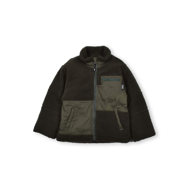 ボア ナイロンツイル 切り替え 中綿 ジャケット (100~160cm) | WASK | 詳細画像10 